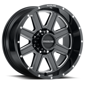 Raceline - Hostage Gloss Black W/milled Spoke Edges 18x9 6x139.7 +12mm - 940M-89060+12