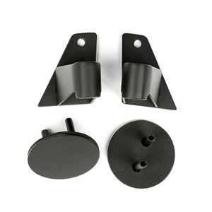 Rugged Ridge - 0715 Wrangler Mirror Relocation Brackets Textured Black - 11025.07