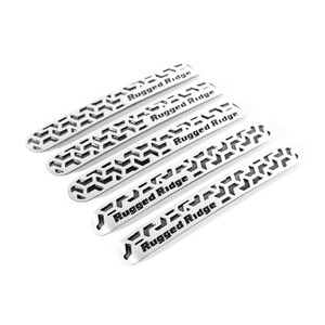 Rugged Ridge - Door Handle Inserts Contrast Tread; 0717 Jku 4d - 13311.53