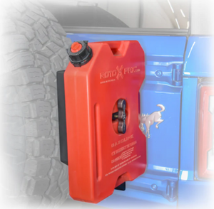 Turn Offroad - 21c Ford Bronco Tailgate Rotopax Mount - EA5-M1