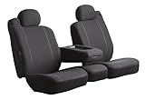 Fia - 10c Ram 2500/3500/11c Ram 1500 Seat Protector Rear Bench Seat Cover Black - SP82-40 BLACK
