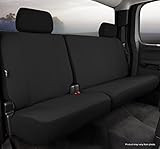 Fia - 15c F150/17c F250/f350 Super Cab Seat Protector Custom Rear Split Seat 60/40 Black - SP82-37 BLACK