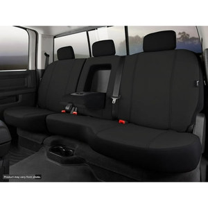 Fia - 19c Silverado/sierra 1500/2500/3500 Sp Rear 60/40 Seat Cover Black - SP82-66 BLACK