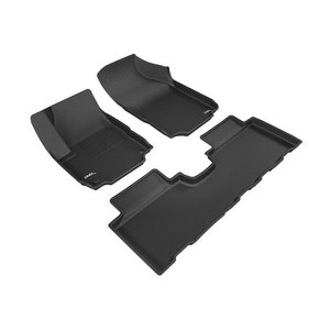 3D Mats - 18c Equinox Kagu Black 1st & 2nd Row Floor Liner - L1CH08501509