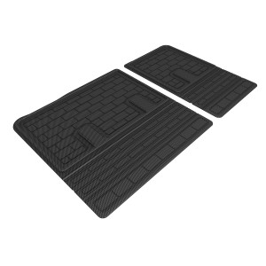 3D Mats - 24c Yukon Xl Kagu Seatback Protector 2nd Row Black - Q1GM0381309