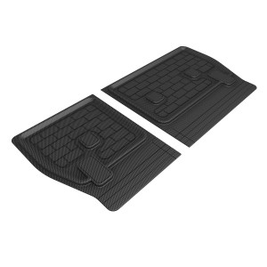 3D Mats - 24c Lexus Tx Kagu Seat Back Protector (2nd Row) Black - Q1LX0911309