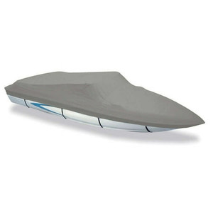Carver Covers - Boat Cover Vhull Runabout I/o 17 ;w/windhsield & Bow Rails ;slate Gray - 77117F-10