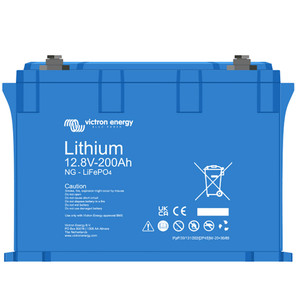 Victron Lithium Battery 12VDC 200Ah NG Smart LifePO4 - BAT512120620