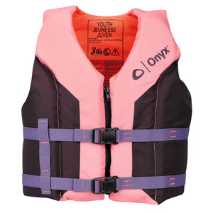 Onyx Shoal All Adventure Youth Life Jacket - Pink - 121000-105-002-26