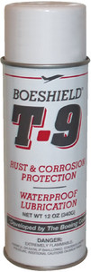 BOESHIELD T-9 - Penetrating Lubricant W/ Rust & Corrosion Prevention  12oz Aerosol Spray Can - T90012