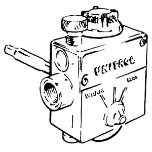 Suburban RV - Suburban Water Heater Gas Valve 161112 (sw3p/sw6p) - 161112