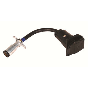 Pollak Engineered - 6way Rd Plug To 7way Rv Socket Harness Adapter New Visipak - 12-725EV