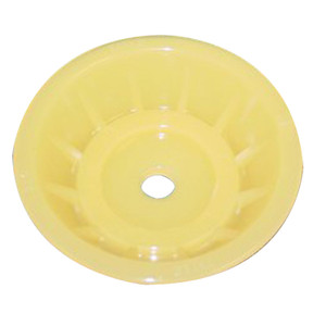 C.H. Yates Rubber CO. - Yellow Plastic Bow Bell3.5 In. X 0.5 In. - 350Y
