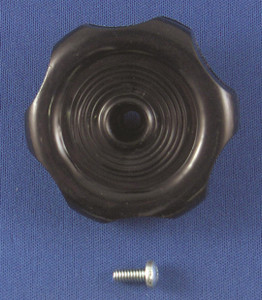 Strybuc Industries - Plastic Knob 1/2in Shaft - 743C BLK