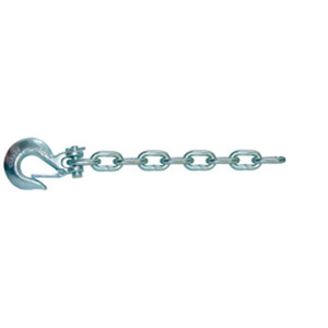 C R Brophy Machine Works - Heavy Duty Safety Chain With Hook Grade 705/16in X 37in - HL44