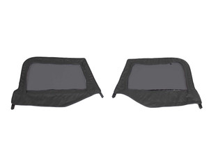 Overland Vehicle Systems - 9706 Jeep Wrangler Tj Replacement Soft Upper Doors Tinted  Pair - 14019935T