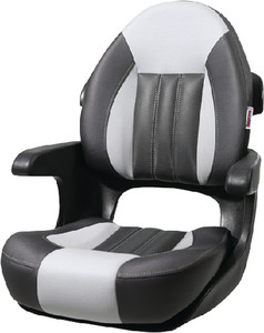 Tempress Marine Group - Probax Captain Chair Charcoal/gry/carbon - 68352