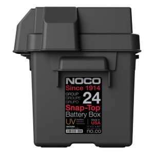 The Noco - Grp 24 Snap-top Battery Box - Black - HM300BK
