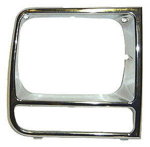 Sherman Parts - Rh Headlamp Door Gry/blk Cherokee/wagoneer 8490; Comanche P/u 8690 - 075-95R
