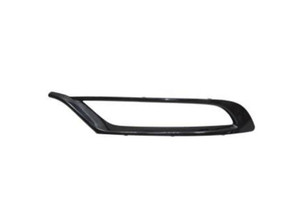 Sherman Parts - Lh Front Bumper Insert W/o Srt8; Fog Lamp Bezel Cover; Black Chrysler 300 15c - 108A-95DL