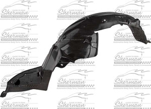 Sherman Parts - Rh Fender Liner Accord Sdn 0810 - 2817-24-2