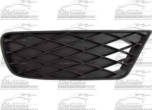 Sherman Parts - Capa Rt Frt Bumper Insert Sedan; Otr Grille; Matte Black Honda Civic 0911 - 2912-95Q-2