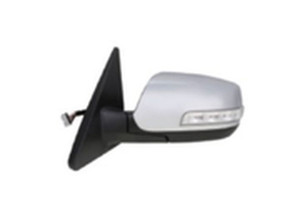 Sherman Parts - Lh Mirror Otr Rear View W/blind Spot Mirror; Chrome Kia Sorento 1415 - 3227AA-300-1