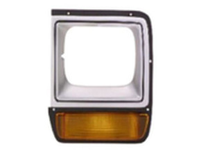 Sherman Parts - Lh Headlamp Door Arg/blk W/ Single Rect Headlamp Dodge P/u/ramcharger 8690 - 327-95BL