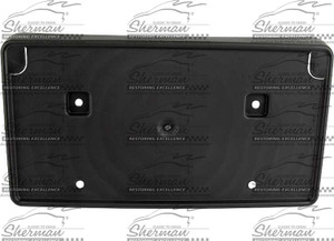 Sherman Parts - Front Bumper License Bracket 2 Piece Bumper; Type 2 Ram 1500 1318; 1500 Classic 19c - 332A-90LBU