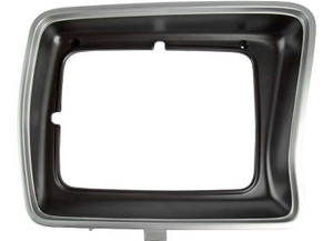 Sherman Parts - Rh Headlamp Door W/ Rect Headlamp Arg/blk Ford P/u/bronco 7879 - 574-95AR