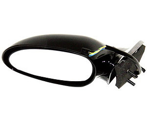 Sherman Parts - Lh Door Mirror Pwr Htd Gloss Blk (p) Fldg Century 9705; Regal 9704 - 631-320L