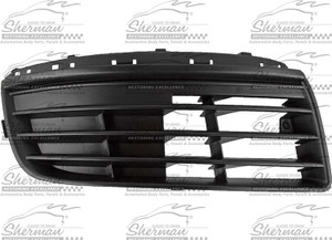 Sherman Parts - Lh Front Bumper Outer Grille Mat Blk W/o Fog Lamp Hole Jetta Sdn Gen5 0510 - 9532A-99-1