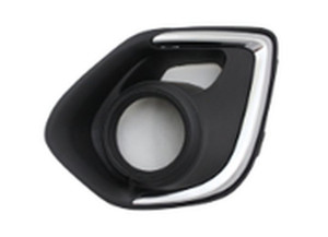 Sherman Parts - Lh Front Bumper Insert Fog Lamp Bezel; Chrome Mitsubishi Outlander Sport/rvr 1315 - MIOUTL13-95-1