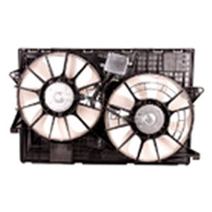 Sherman Parts - Radiator Cooling Fan Assy Fits 2.4l/3.2l; Dual Fan Assy; Hvy Duty Cooling; Cherokee 1418 - 088-421A