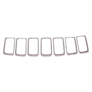 Sherman Parts - Grille Molding Code Mad; Grille Insert; Chrome Satin Nickel Jeep Grand Cherokee 1416 - 088B-98MU