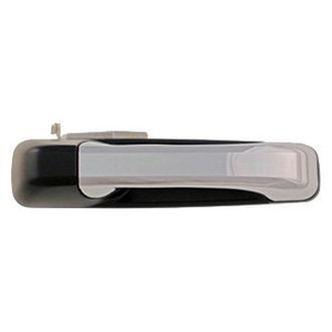 Sherman Parts - Rh Front Door Handle Outer Chrome Black W/o Key Hole Dodge Pu R2500/3500 1013; R1500 0912 - 332-135CR