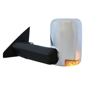 Sherman Parts - Lh Mirror Otr Rear View W/towing Pkg; W/blind Spot Detection; Chrome Trim Ram 1500 1920 - CH150019B-300L