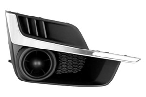 Sherman Parts - Rh Front Bumper Insert; Fog Lamp Opening Cover; W/o Fog Lamps; W/chrome Mldg Subaru Impreza 1516 - SUIMPR15-95-2