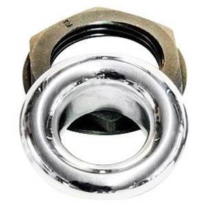 NOTCHEAD - Fire Wall Ring For 3/4in Heater Hose Or Ac No.10  Polished Finish - 4701