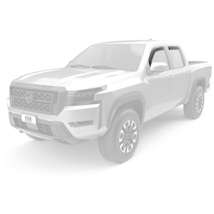 EGR - 22c Frontier Crew Cab Inchannel Window Visors Front & Rear Set Matte Black - 576045