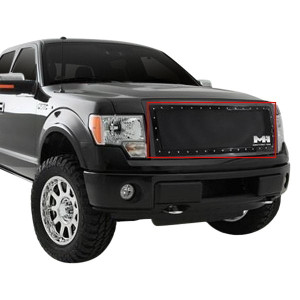 Smittybilt - 1516 F150 M1 Black Wire Mesh Grille - 615834