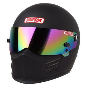 Simpson Racing - Helmets - Bandit 2020 Xlarge Flt Black - 7200048