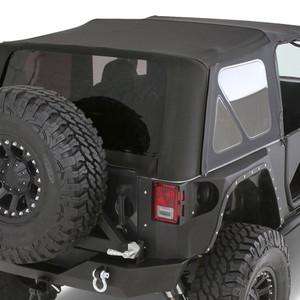 Smittybilt - 1018 Wrangler (jk) 2 Door Soft Top  Oem Replacement W/tinted Windows  Black Diamond - 9075235