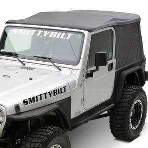 Smittybilt - 9706 Wrangler Tj Replacement Soft Top W/tinted Windows; Black Diamond - 9971235