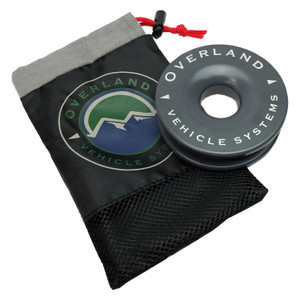 Overland Vehicle Systems - Recovery Ring 4.00in 41000 Lb. Gray W/storage Bag - 19230003