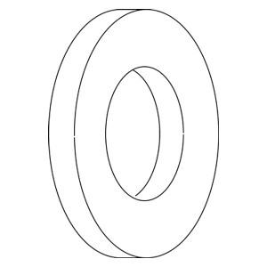 Dexter Axle - Washer Indin 1in .134 Hardened - 005-057-00