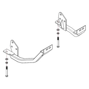 Roadmaster - 9498 Honda Odyssey/9499 Isuzu Oasis Tow Bar Mntg Brkt Kit - 1522-2