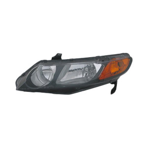 TYC - Capa Rh Headlamp Assy 4dr Sedan;incl Side Marker/park/signal Lamps;w/o Bulbs Or Sockets Civic 0608 - 20-6733-01-9