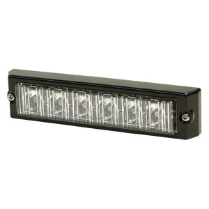 Ecco Safety Group - Directional Led: Splitcolor Surface Mount 1224vdc 21 Flash Patterns Red/cl - 3705CR