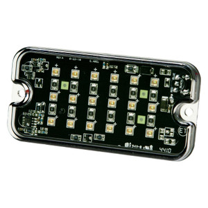 Ecco Safety Group - Directional Led: Rectangular Surface Mount 12vdc 16 Flash Patterns Amber - 3931A